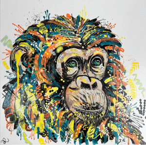 Charlie the Chimpanzee - Print