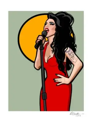 Amy Winehouse 2 Print