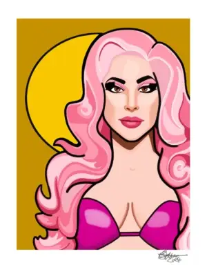 Lady Ga Ga Print