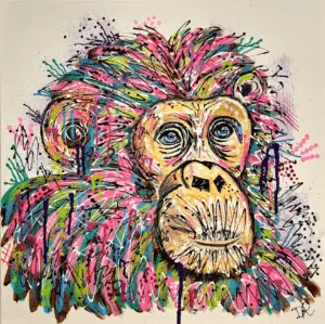 Bella The Chimpanzee - Print
