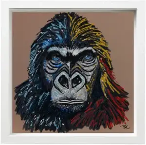 Kong The Gorilla - Embellished Canvas Print