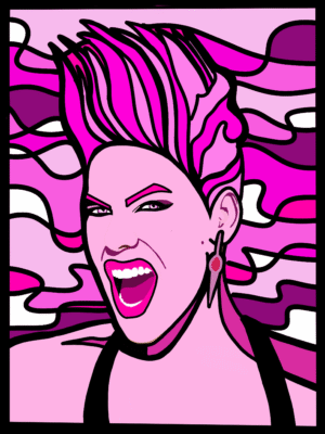 Pink Print