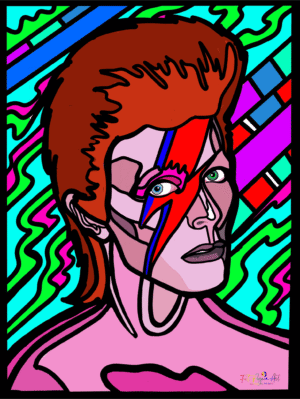 David Bowie: Ziggy Print