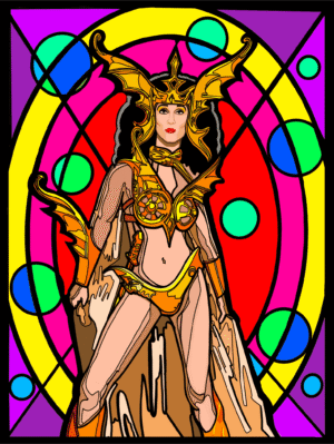 Cher Warrior Print